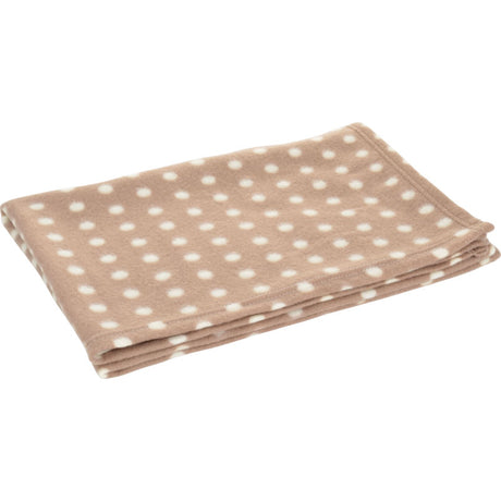 Fleecetæppe classic M 120x85 cm brun - Maxi Zoo Danmark