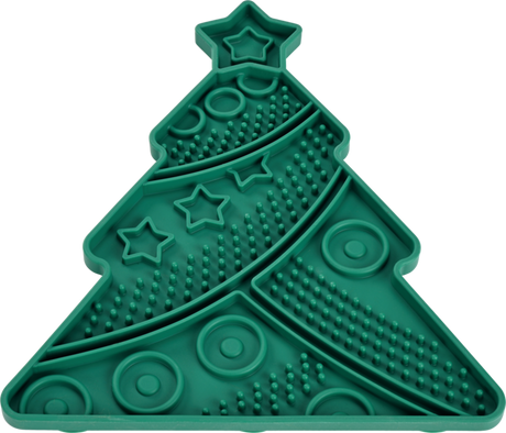 XMAS slikkemåtte juletræ 24x20,5 cm - Maxi Zoo Danmark