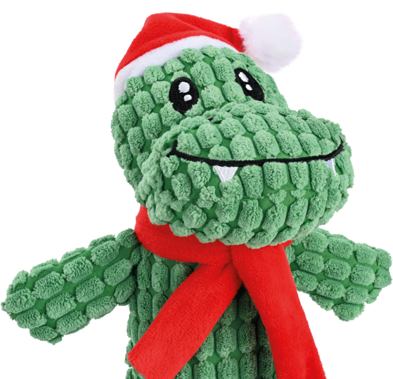XMAS krokodille L 30 cm - Maxi Zoo Danmark