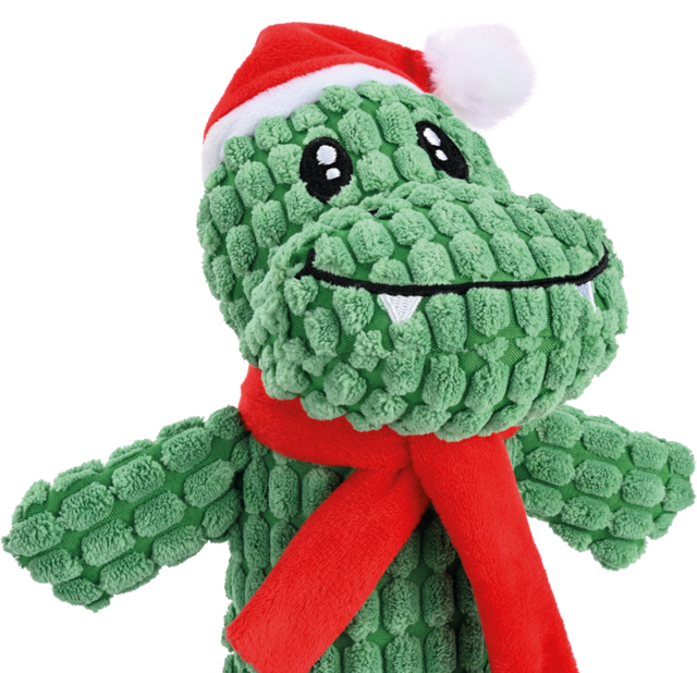 XMAS krokodille L 30 cm - Maxi Zoo Danmark