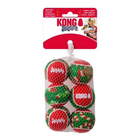 Holiday SqueakAir bolde S 6-pak - Maxi Zoo Danmark