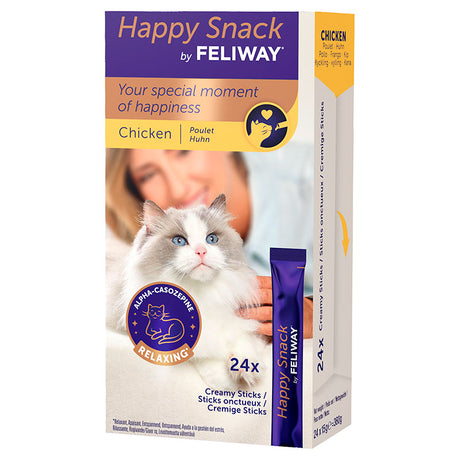 Happy Snack m/kylling 24x15 g - Maxi Zoo Danmark