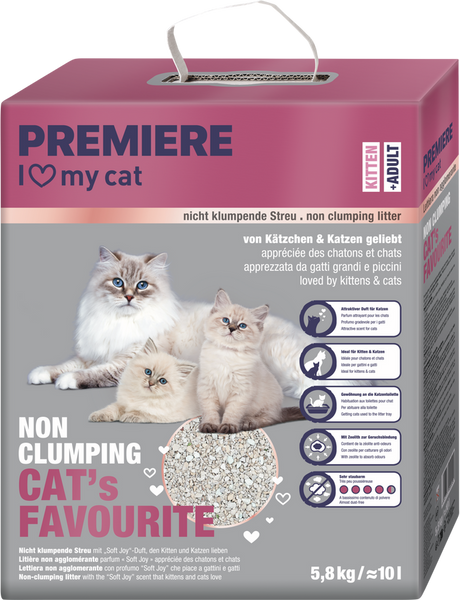 Kattegrus Cat's Favourite 10 l kitten - Maxi Zoo Danmark