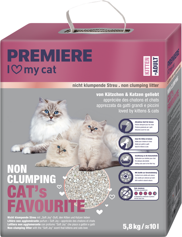 Kattegrus Cat's Favourite 10 l kitten - Maxi Zoo Danmark
