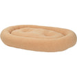 Hundeseng Teddy oval 80x55 cm brun - Maxi Zoo Danmark