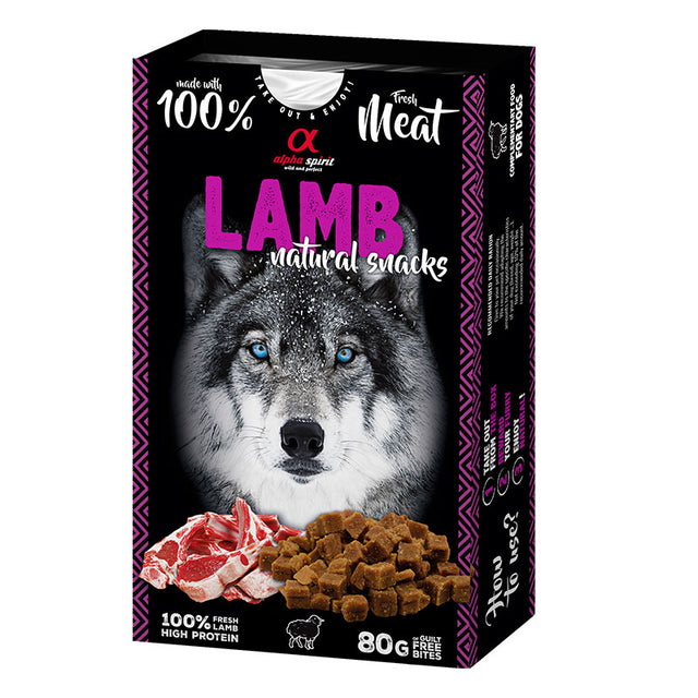 Snack Naturals Dog lamb 80 g - Maxi Zoo Danmark