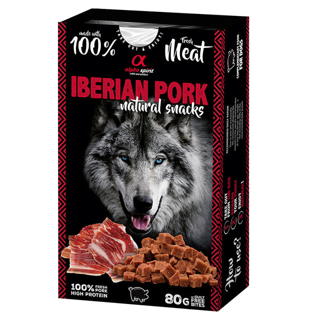 Snack Naturals Dog iberian pork 80 g - Maxi Zoo Danmark