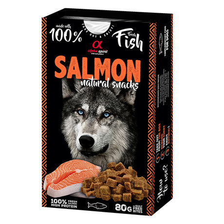 Snack Naturals Dog salmon 80 g - Maxi Zoo Danmark