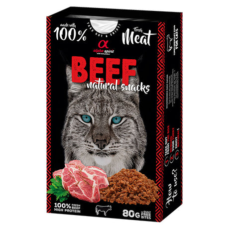 Snack Naturals Cat beef 80 g - Maxi Zoo Danmark