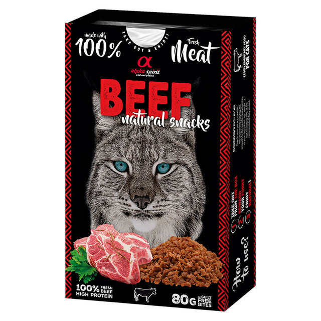 Snack Naturals Cat beef 80 g - Maxi Zoo Danmark