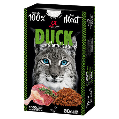 Snack Naturals Cat duck 80 g - Maxi Zoo Danmark