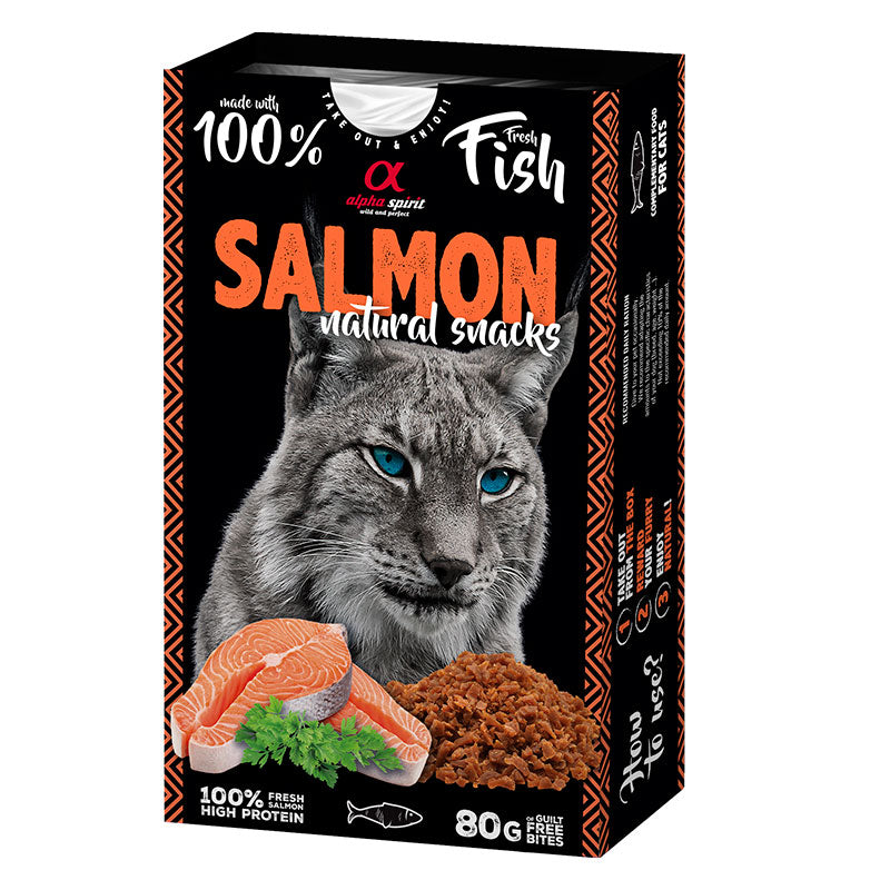 Snack Naturals Cat salmon 80 g - Maxi Zoo Danmark