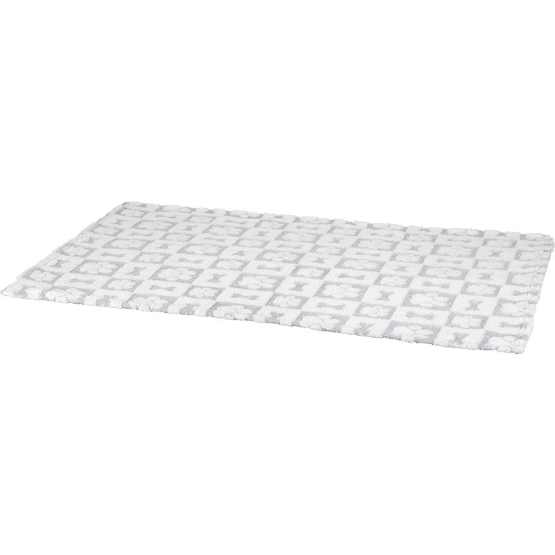 Tæppe geomatric paw 120x85cm grå