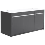 Kabinet Move 576 l, 160x60x79 cm grå