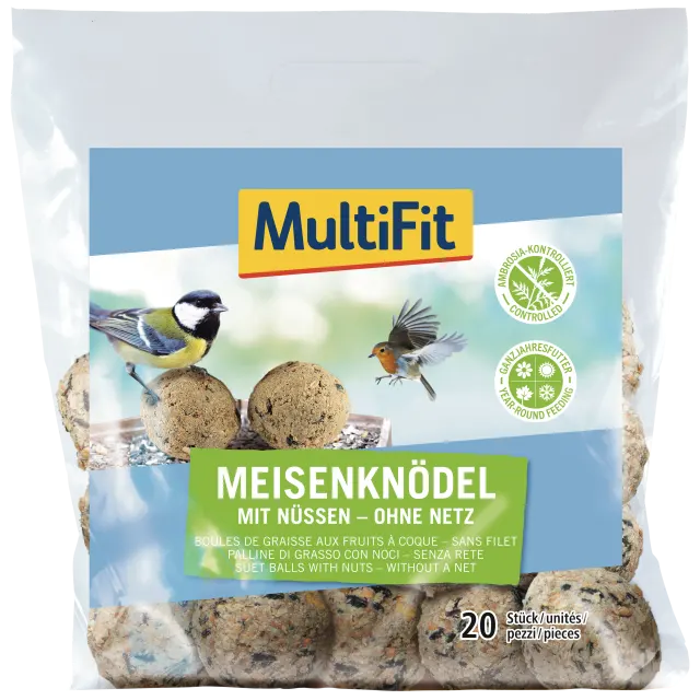 Mejsebolde m/nødder 20 stK