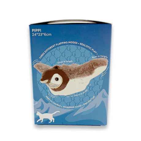 Plysfugl Pippi m/lyd 24x23x6 cm - Maxi Zoo Danmark