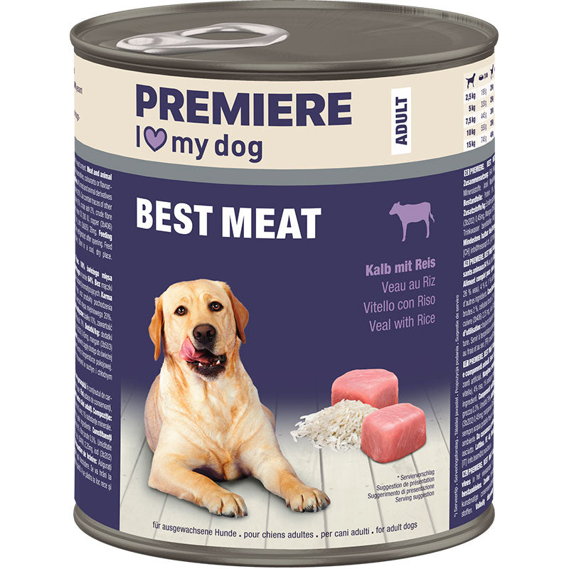 Adult Best Meat, dåse kalv 800 g