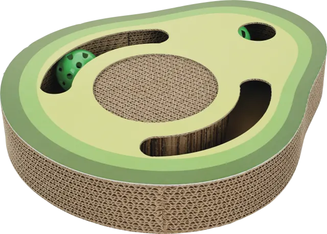 Kradsebræt avocado m/bold
