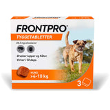 Flåt- & loppemiddel tabletter hund 4-10 kg - 3 stk/pk - Maxi Zoo Danmark