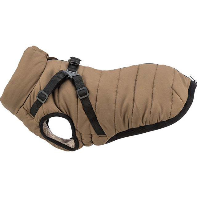 Pirou vinterjakke m/ indbygget sele Sand - Maxi Zoo Danmark