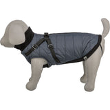 Pontis hundefrakke m/ indbygget sele Blå - Maxi Zoo Danmark
