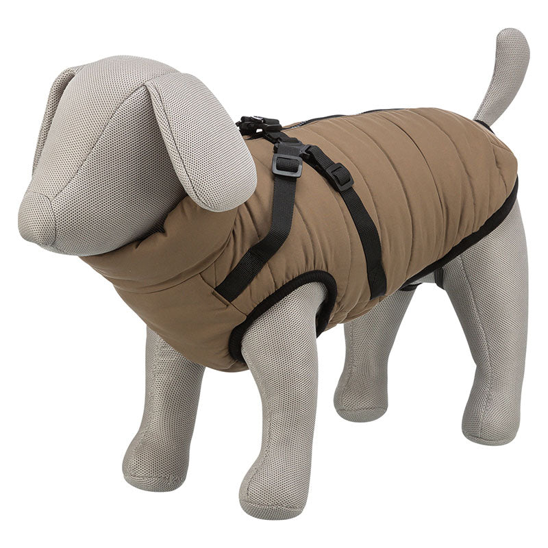 Pirou vinterjakke m/ indbygget sele Sand - Maxi Zoo Danmark