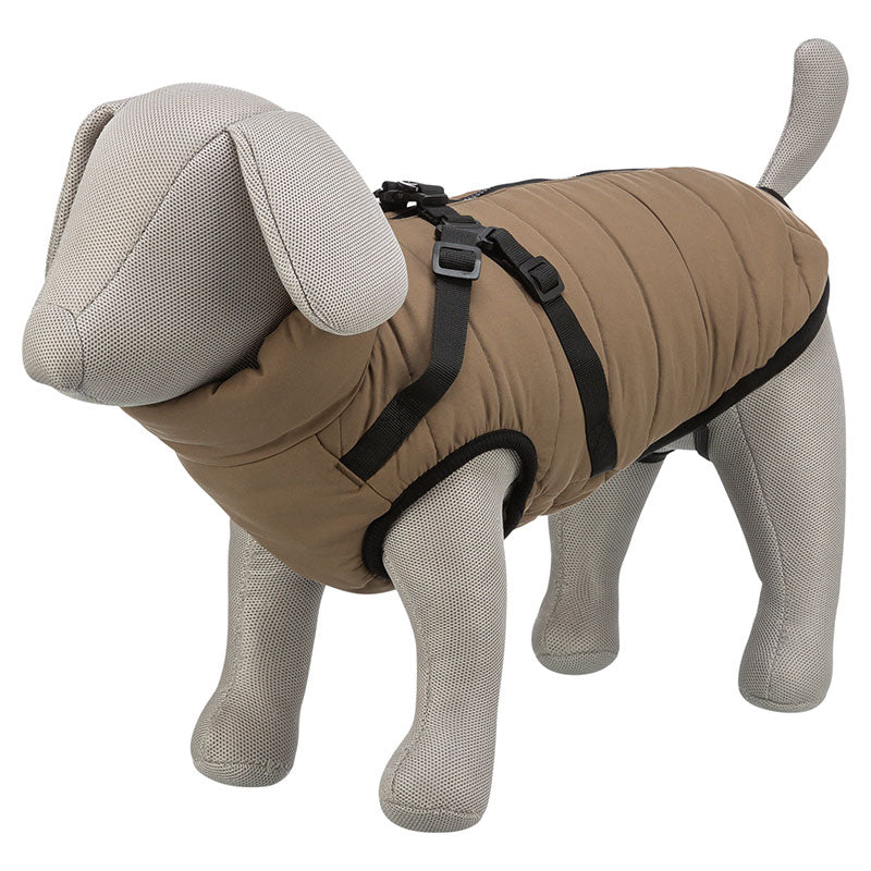 Pirou vinterjakke m/ indbygget sele Sand - Maxi Zoo Danmark