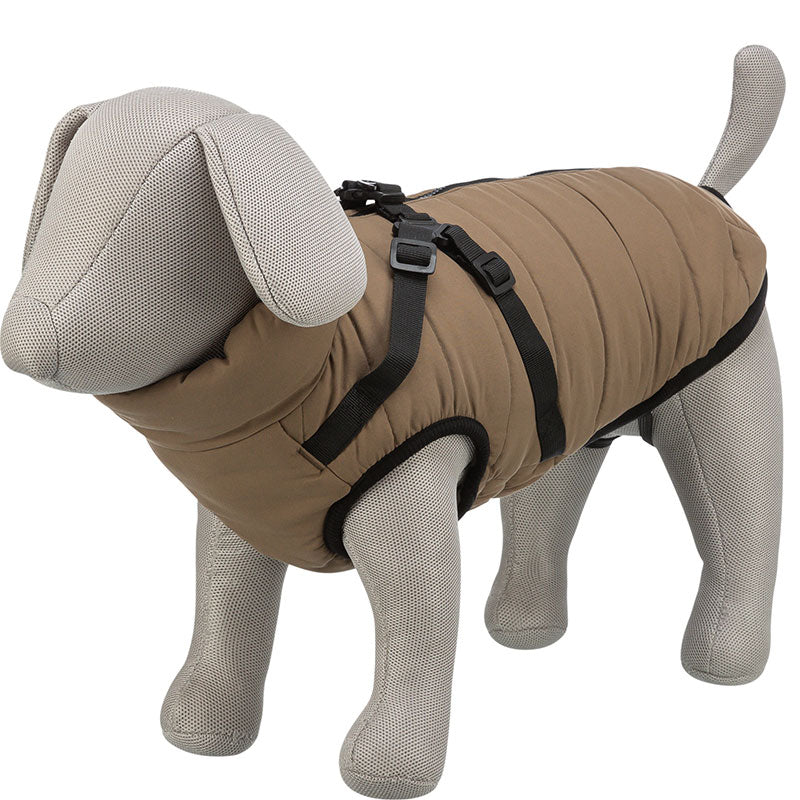Pirou vinterjakke m/ indbygget sele Sand - Maxi Zoo Danmark