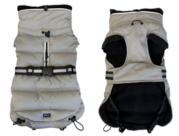 Vinterjakke Delia 40 cm grå
