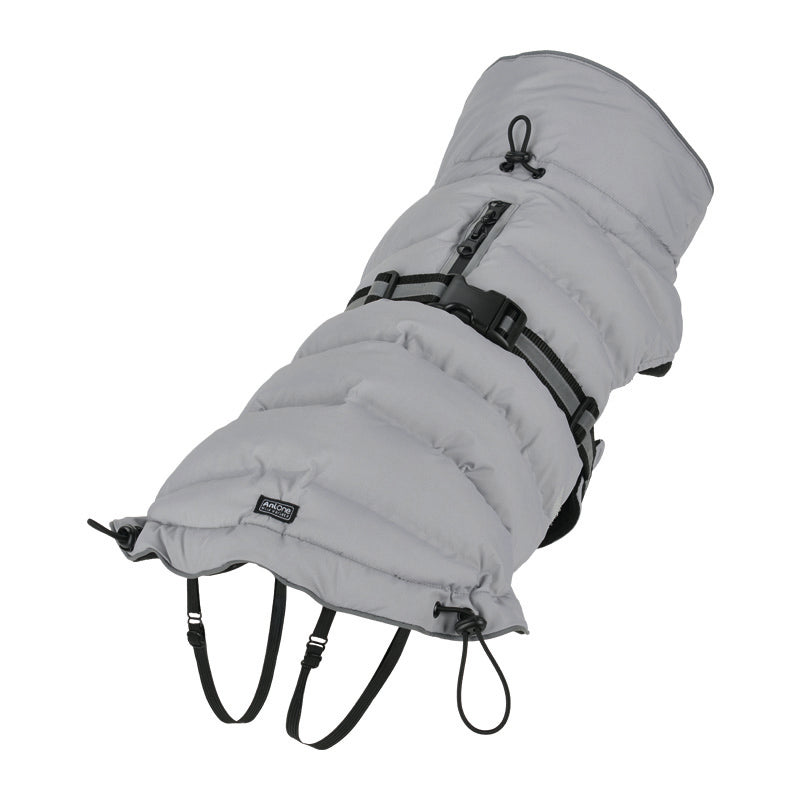 Vinterjakke Delia 32 cm grå