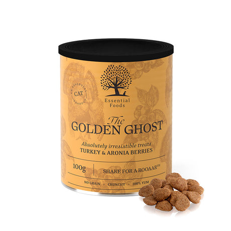 The Golden Ghost kornfri, laks, kylling 100 g - Maxi Zoo Danmark