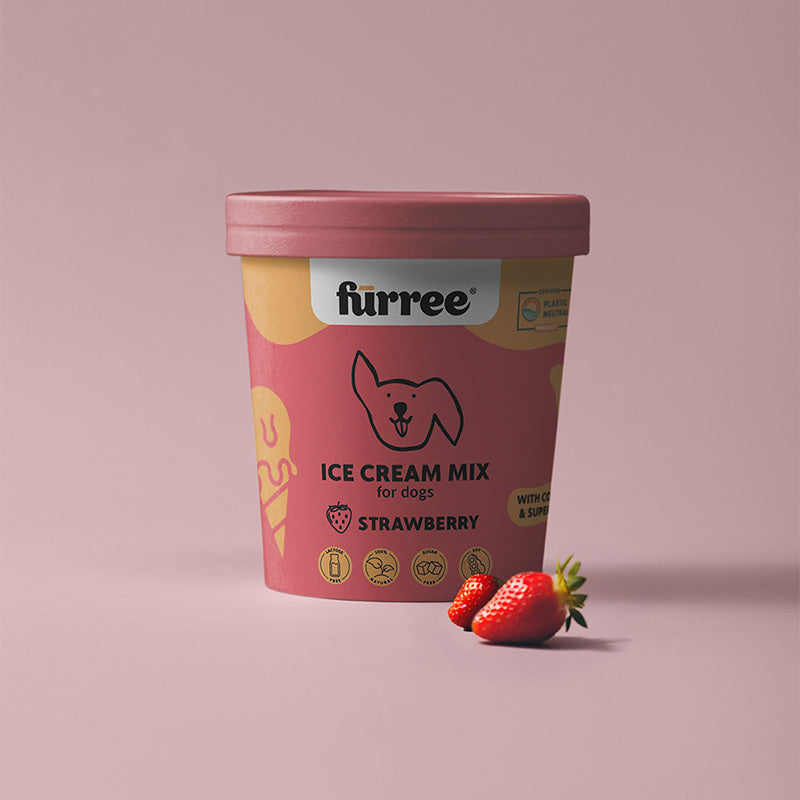 Ice Cream Mix + form 60 g mix op til 10 is, jordbær