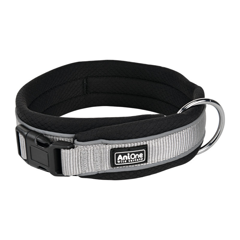 Halsbånd ekstra bred medium, sort