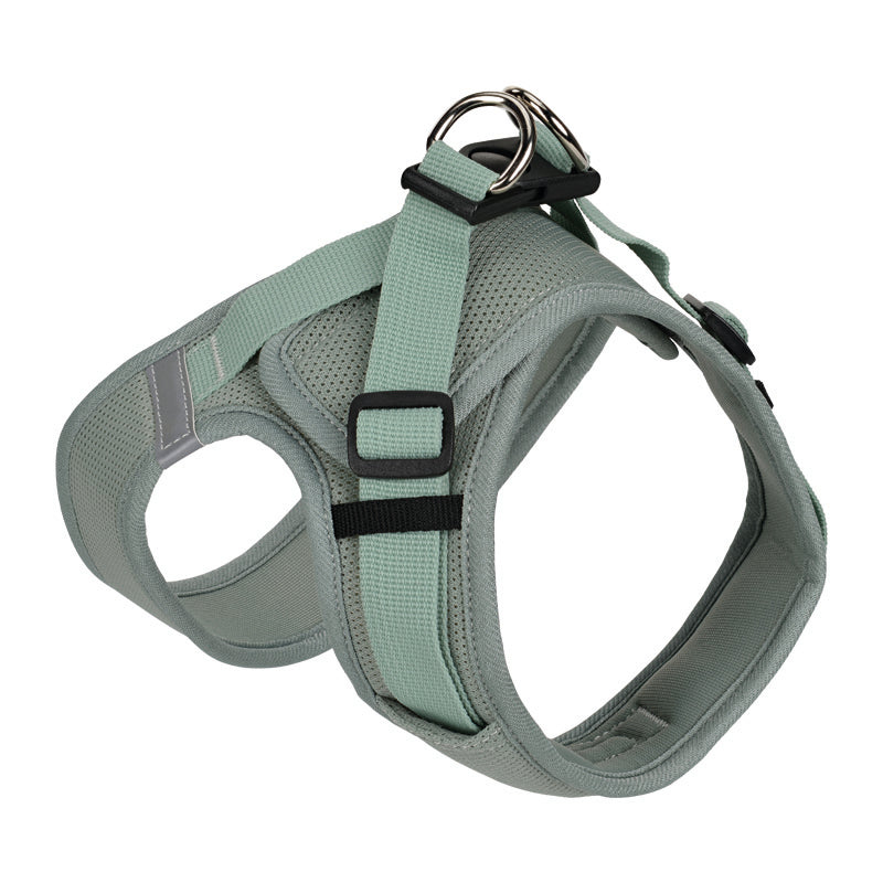 Hundesele mesh 38-45 cm grøn