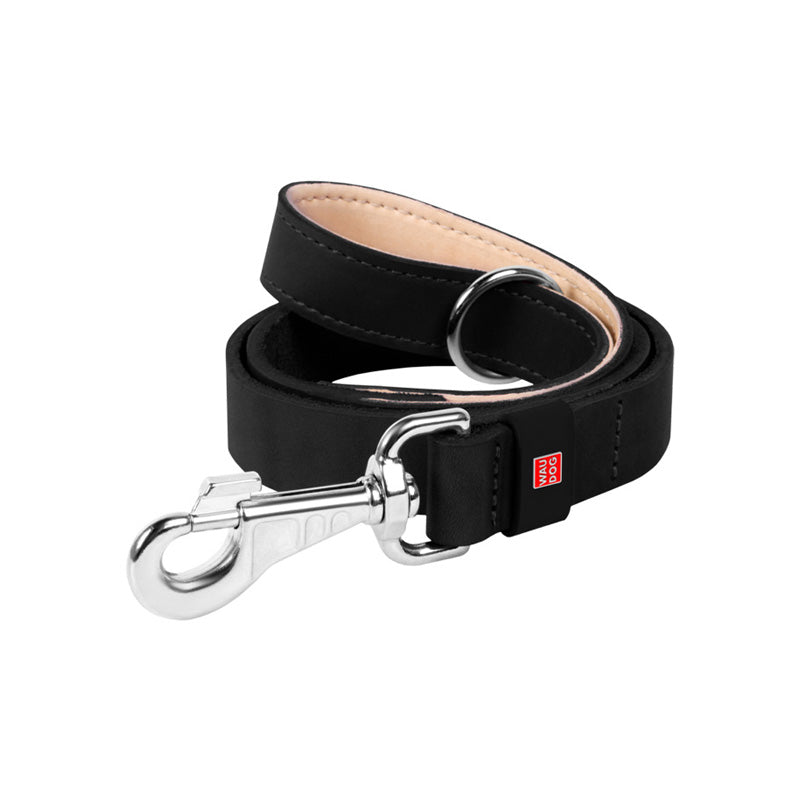 Læderline Classic Sort 20 mm - 122 cm