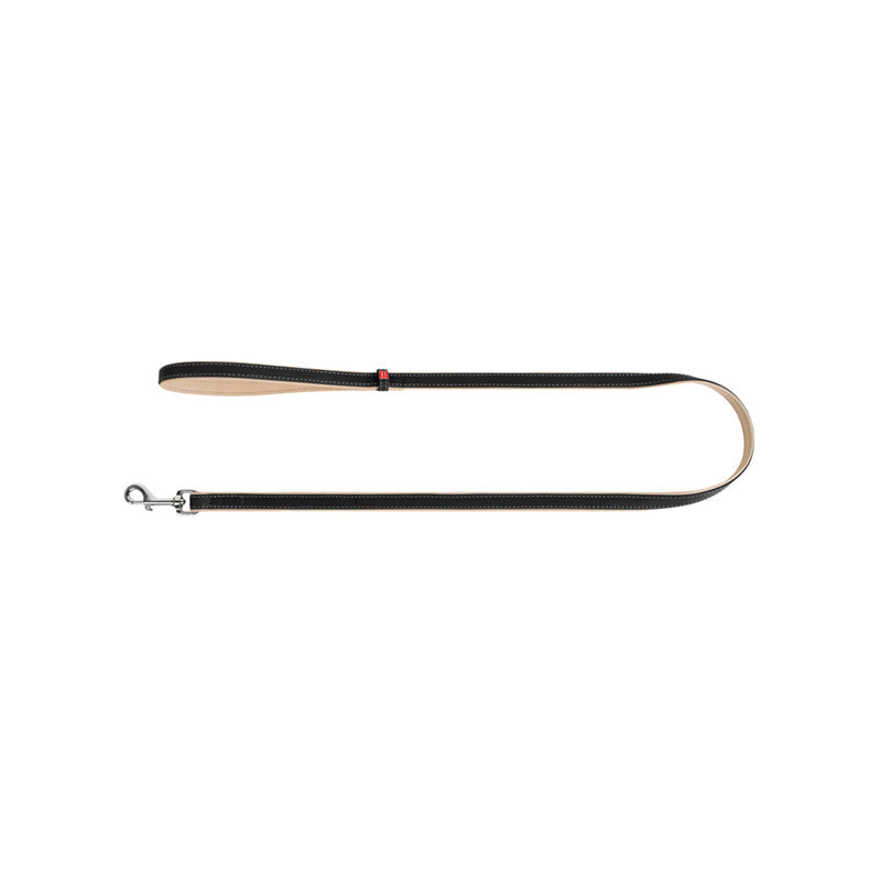 Læderline Soft Sort 13 mm - 122 cm