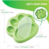 2-IN-1 mini slow feeder & slikkemåtte easy grøn