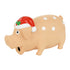 Latexlegetøj julegris XMAS m/piv, 16 cm