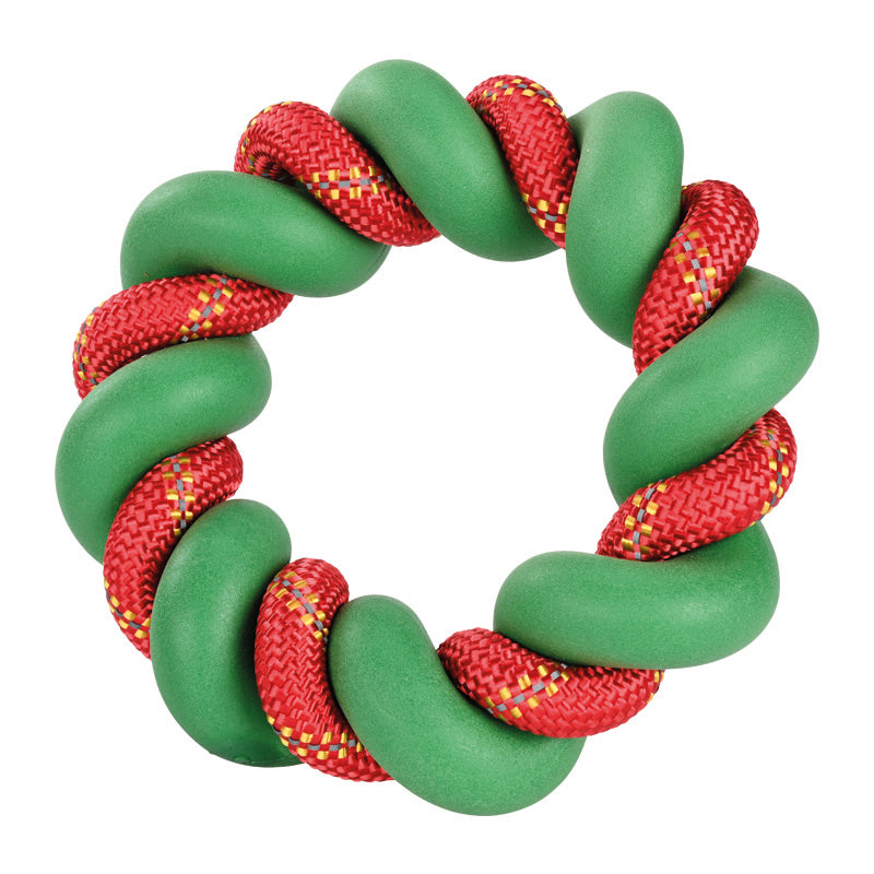 TPR legetøj m/reb julekrans XMAS 18 cm