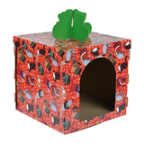 Kradsehus julegave XMAS 37,5x37,5x48 cm
