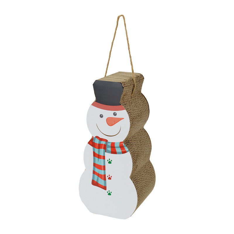 Kradsebræt snemand XMAS 30x12x14 cm