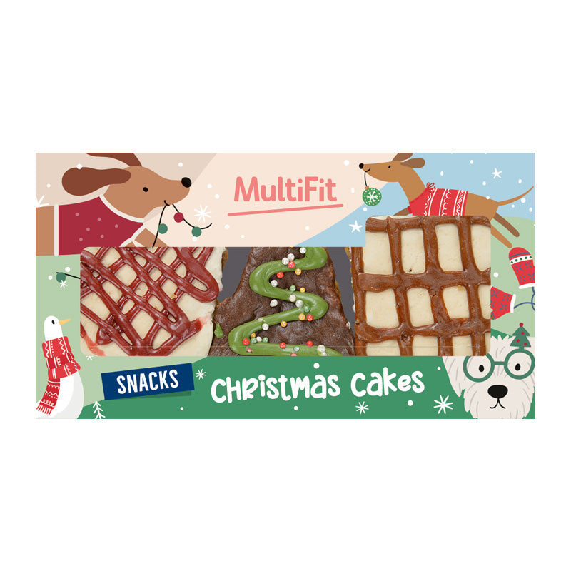 Hundegodbidder kager XMAS 3-pak, 90 g