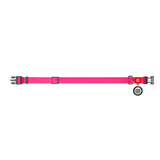 Halsbånd WP pink m/QRkode - 25 mm, 38-58 cm