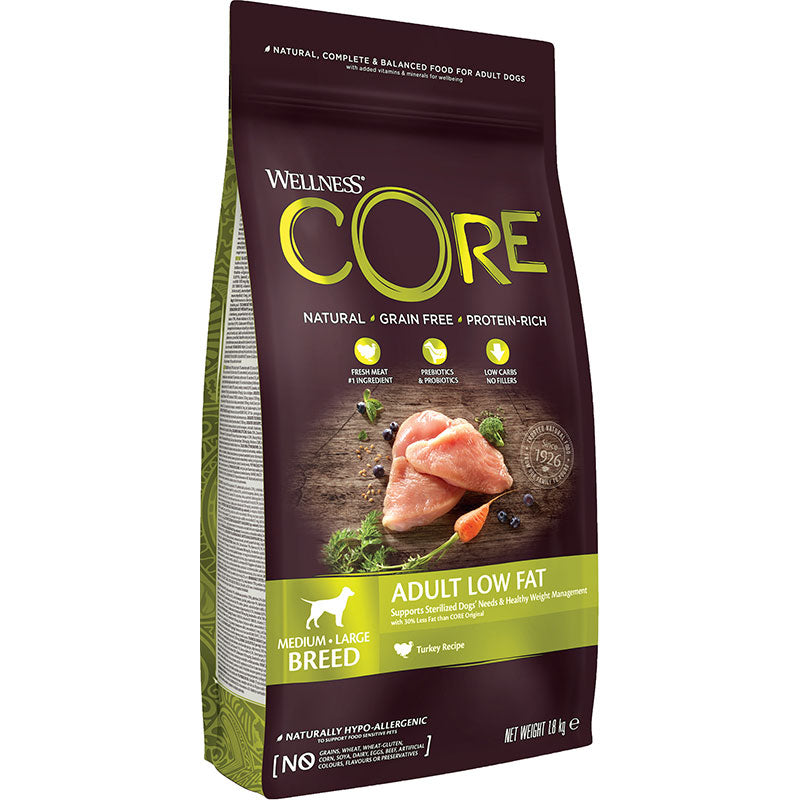 Adult Low Fat Medium/Large kalkun 1,8 kg