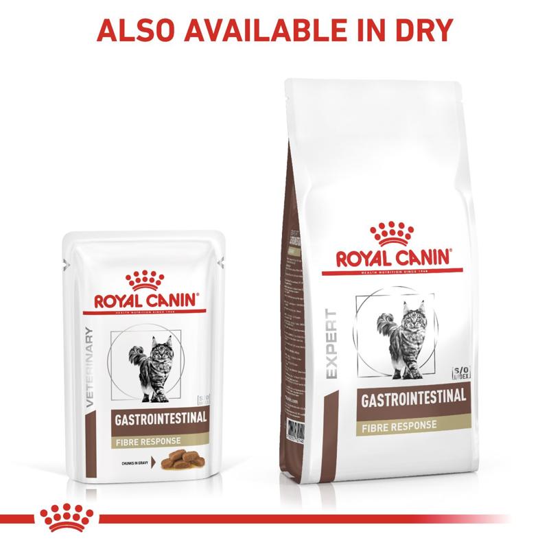 ROYAL CANIN VHN Gastrointesti.Fibre Resp. Gravy Pouch 12x85 g