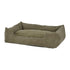 Hundeseng Cord Olivengrøn M, 80x55x23 cm