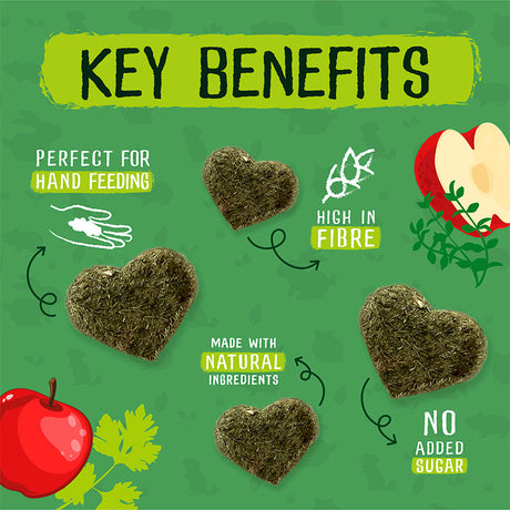 Excel Natures Snack Herby Hearts 60 g
