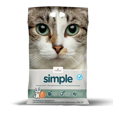 Simple Kattegrus Finkornet Uden Duft 10 kg - Maxi Zoo Danmark