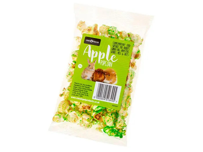 Little Friend Æble Popcorn 18 g - Maxi Zoo Danmark