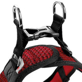 Hunter Hilo Comfort Hundesele hals 48-55cm bryst 52-58cm rød - Maxi Zoo Danmark